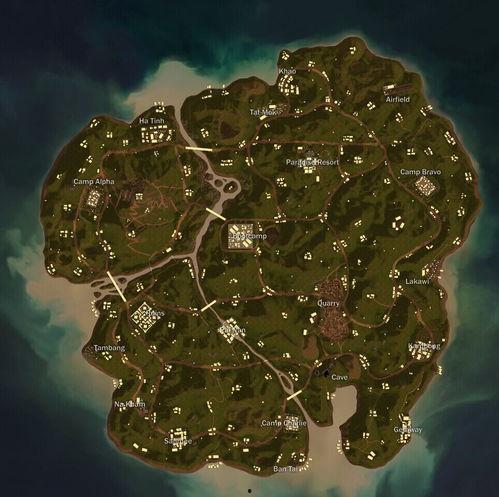 絕地求生最新地圖爆料,神秘島嶼揭秘，探索未知冒險之旅